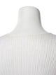 Pleats Please Issey Miyake Bateau Neckline Sleeveless Tunic