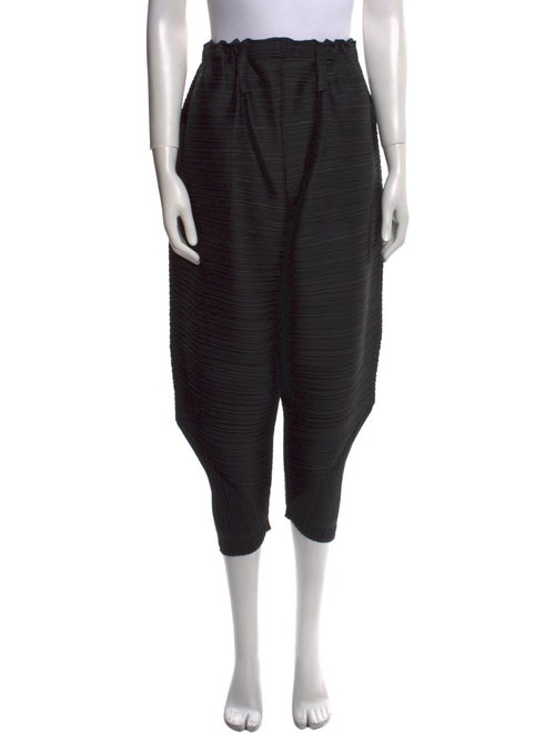 Pleats Please Issey Miyake Striped Skinny Leg Pants
