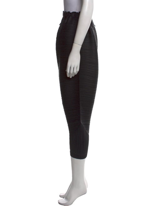 Pleats Please Issey Miyake Striped Skinny Leg Pants