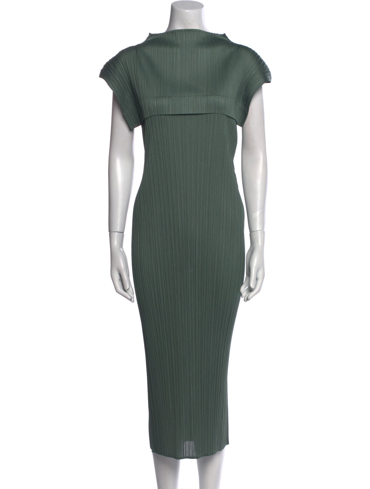 Pleats Please Issey Miyake Turtleneck Long Dress w/ Tags