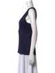 Pleats Please Issey Miyake Scoop Neck Sleeveless Top