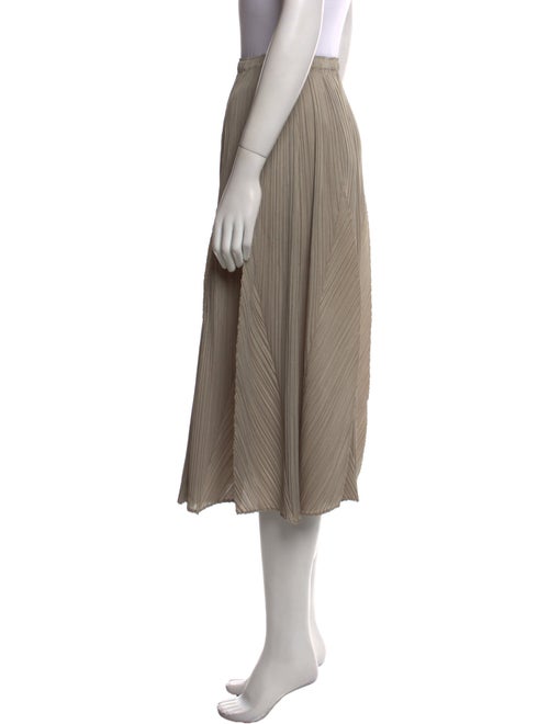 Pleats Please Issey Miyake Pleated Accents Midi Length Skirt