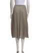 Pleats Please Issey Miyake Pleated Accents Midi Length Skirt