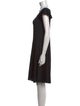Pleats Please Issey Miyake Scoop Neck Knee-Length Dress