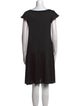 Pleats Please Issey Miyake Scoop Neck Knee-Length Dress