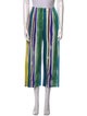 Pleats Please Issey Miyake Striped Wide Leg Pants