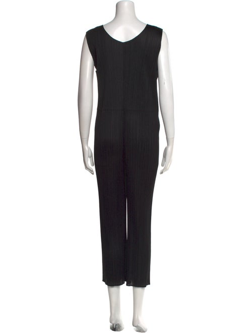 Pleats Please Issey Miyake 2022 Plunge Neckline Jumpsuit