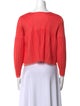 Pleats Please Issey Miyake Crew Neck Long Sleeve Crop Top