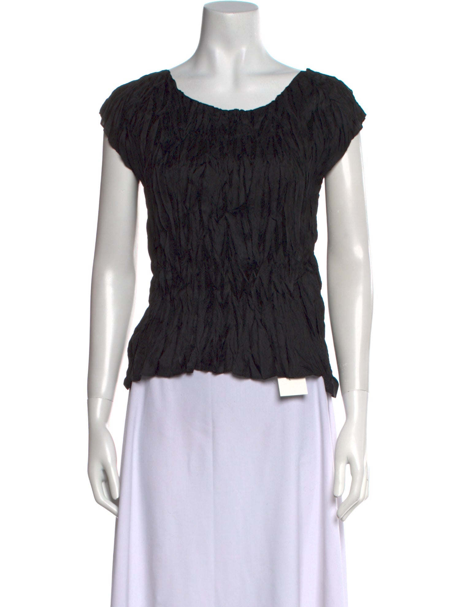 Pleats Please Issey Miyake 2013 Scoop Neck Top