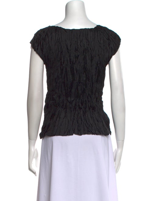 Pleats Please Issey Miyake 2013 Scoop Neck Top