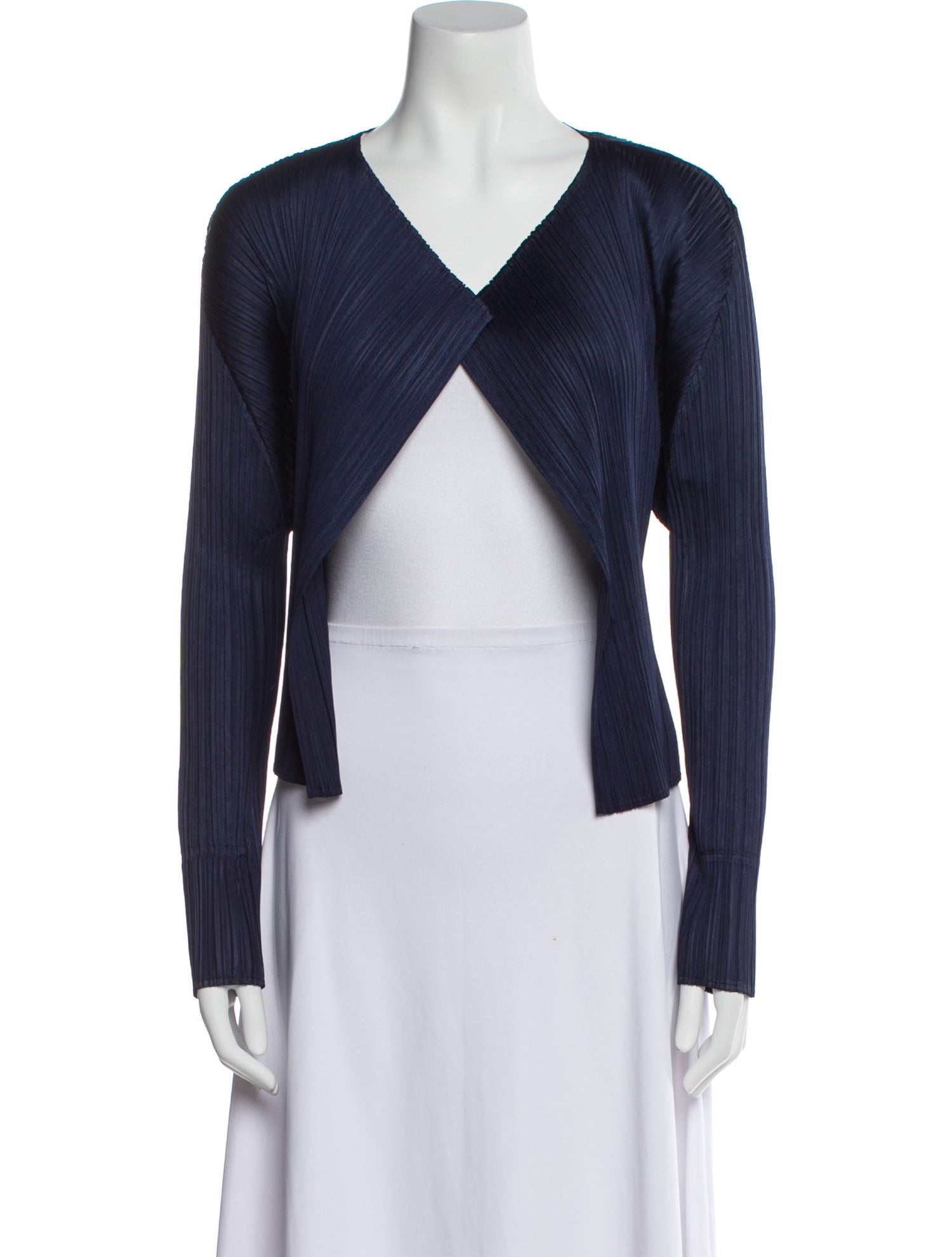 Pleats Please Issey Miyake Striped Evening Jacket