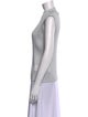Pleats Please Issey Miyake Mock Neck Sleeveless Top