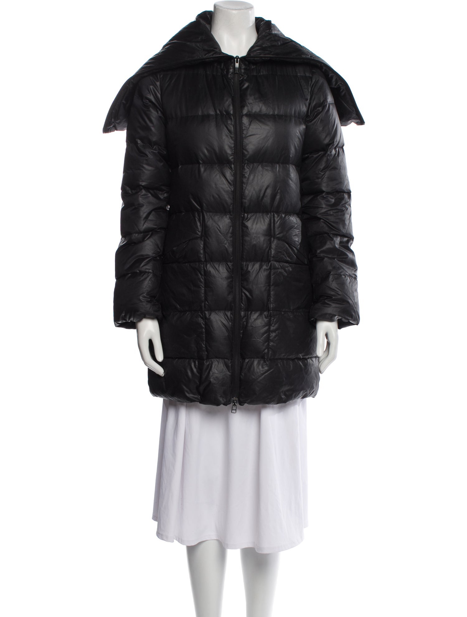 Pleats Please Issey Miyake 2013 Nylon Down Coat