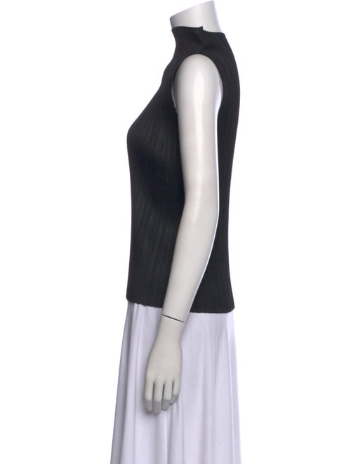 Pleats Please Issey Miyake Turtleneck Sleeveless Top