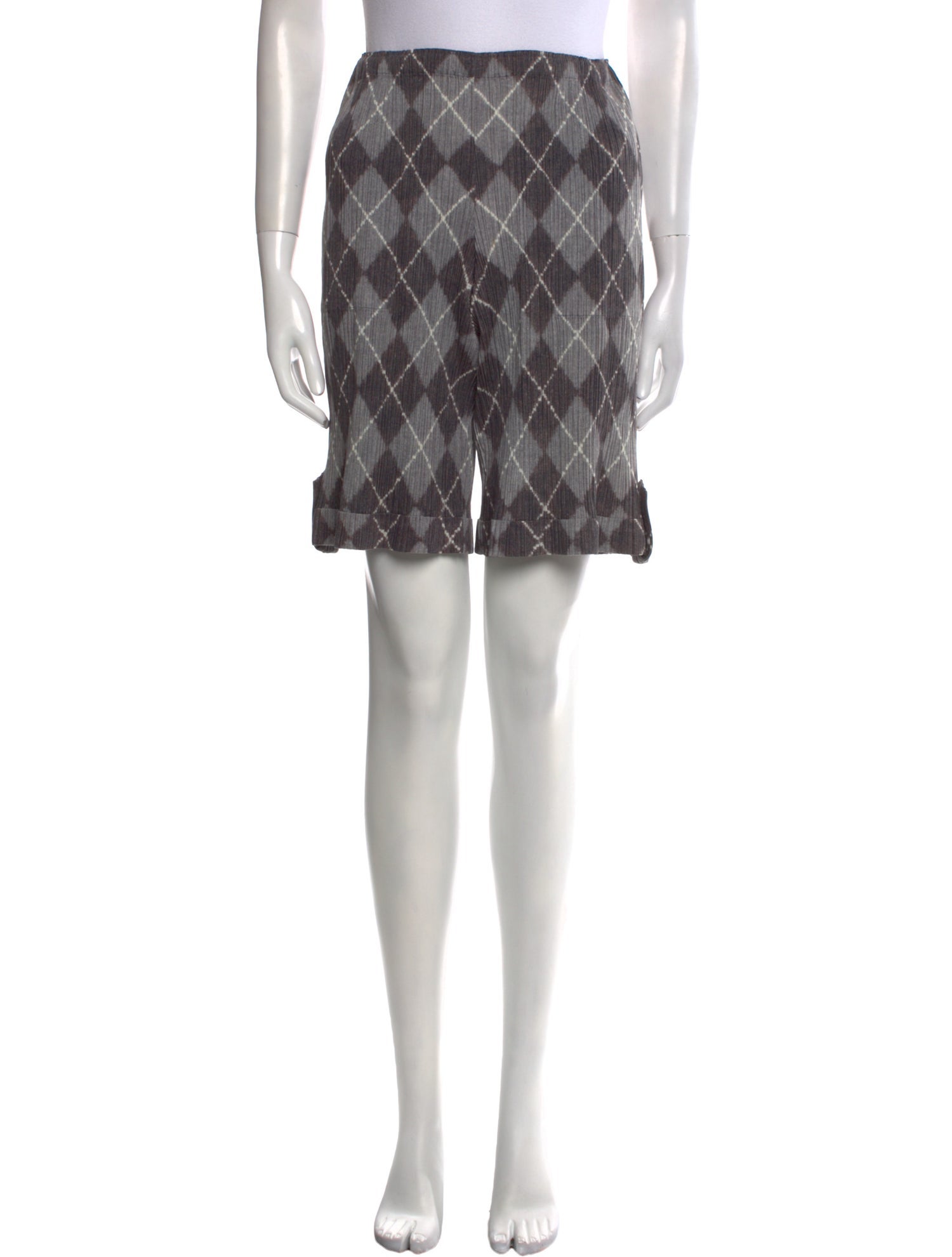 Pleats Please Issey Miyake 2008 Knee-Length Shorts