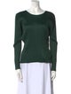 Pleats Please Issey Miyake Scoop Neck Long Sleeve Top