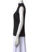 Pleats Please Issey Miyake Mock Neck Sleeveless Top