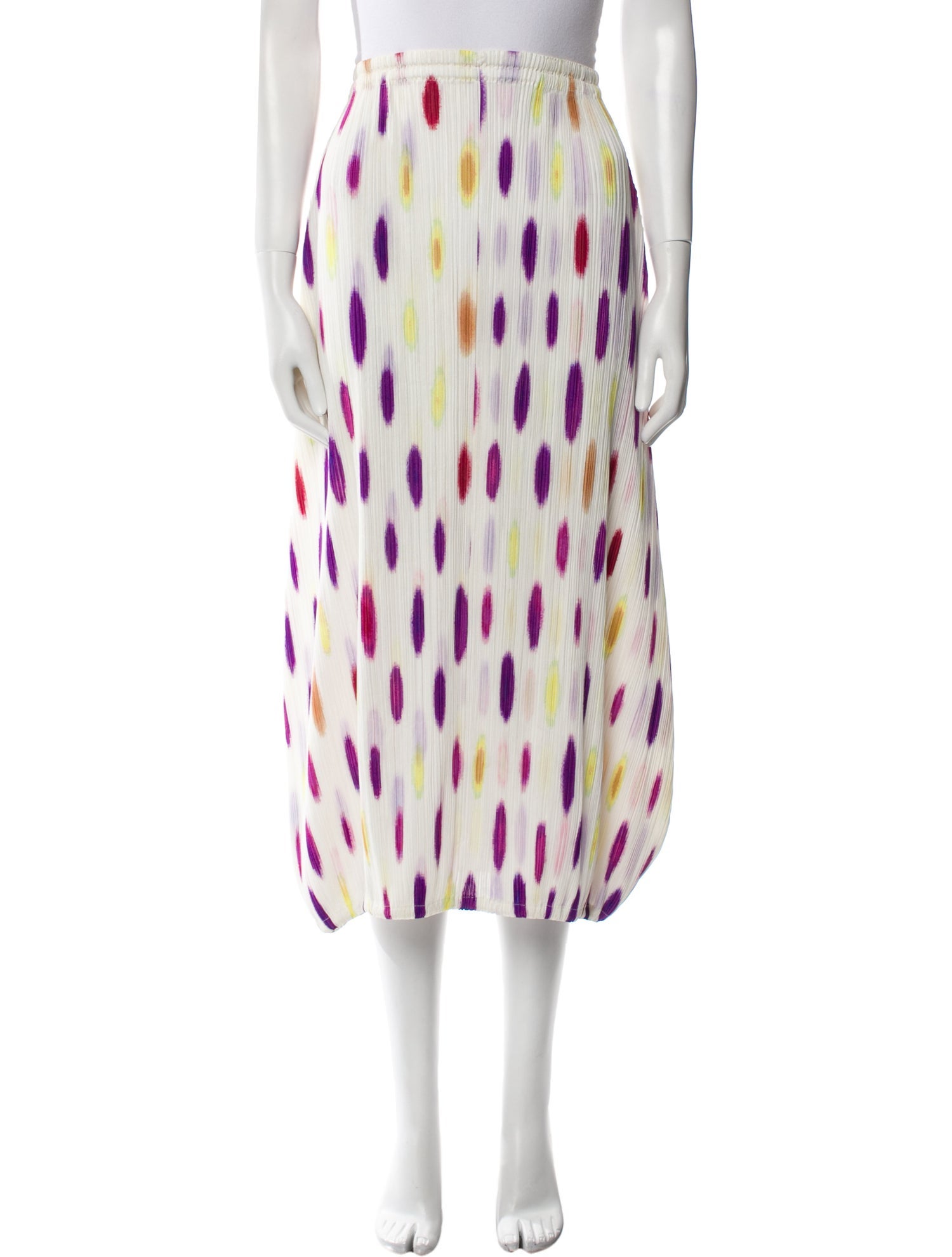 Pleats Please Issey Miyake Vintage Midi Length Skirt