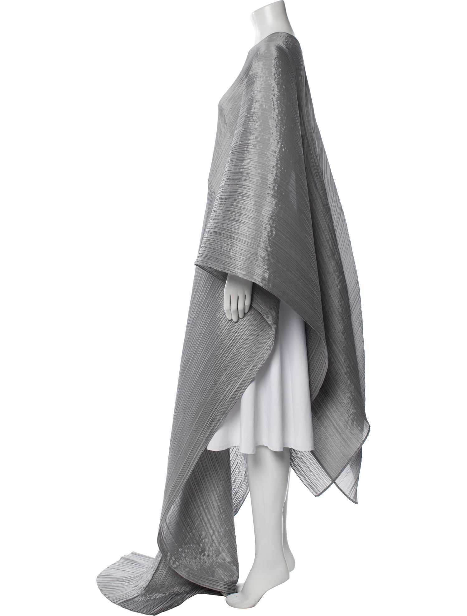 Pleats Please Issey Miyake Cowl Neck Sweater