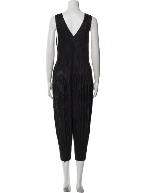Pleats Please Issey Miyake 2018 V-Neck Jumpsuit