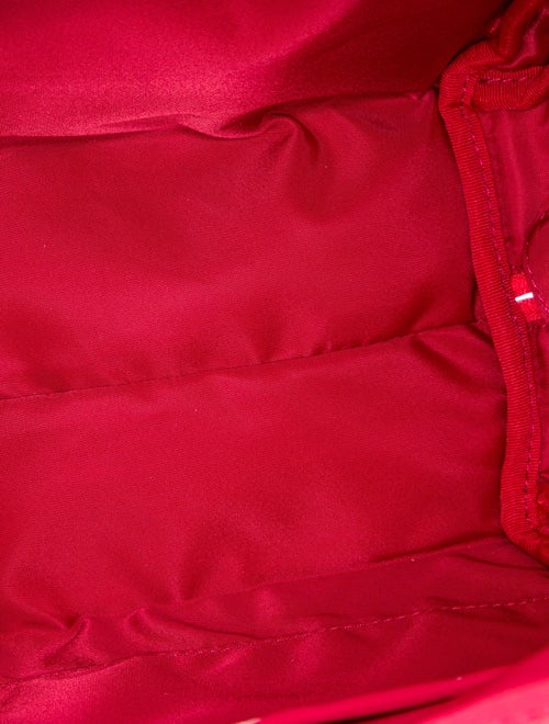 Pleats Please Issey Miyake Leather Top Handle Bag