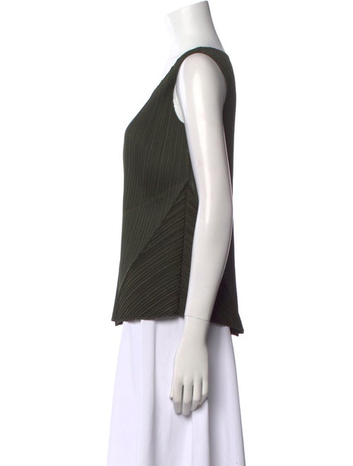 Pleats Please Issey Miyake 2015 Scoop Neck Top