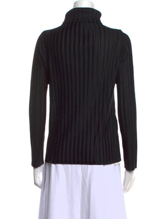 Pleats Please Issey Miyake Turtleneck Long Sleeve Top