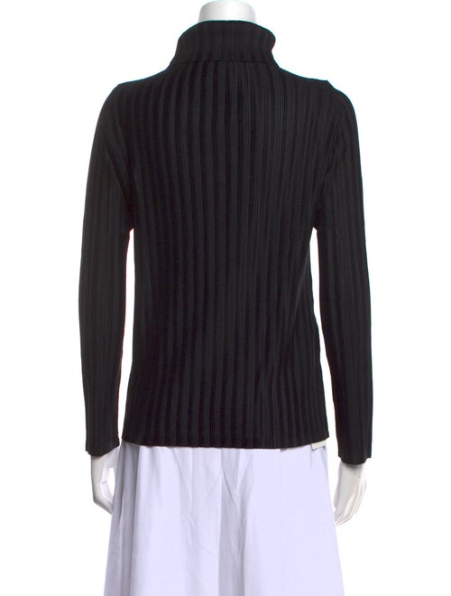 Pleats Please Issey Miyake Turtleneck Long Sleeve Top