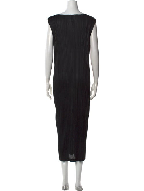 Pleats Please Issey Miyake Tie-Dye Print Long Dress