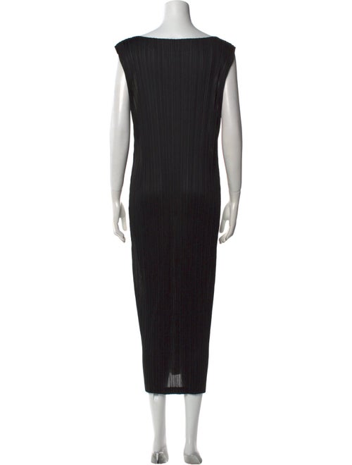 Pleats Please Issey Miyake Tie-Dye Print Long Dress