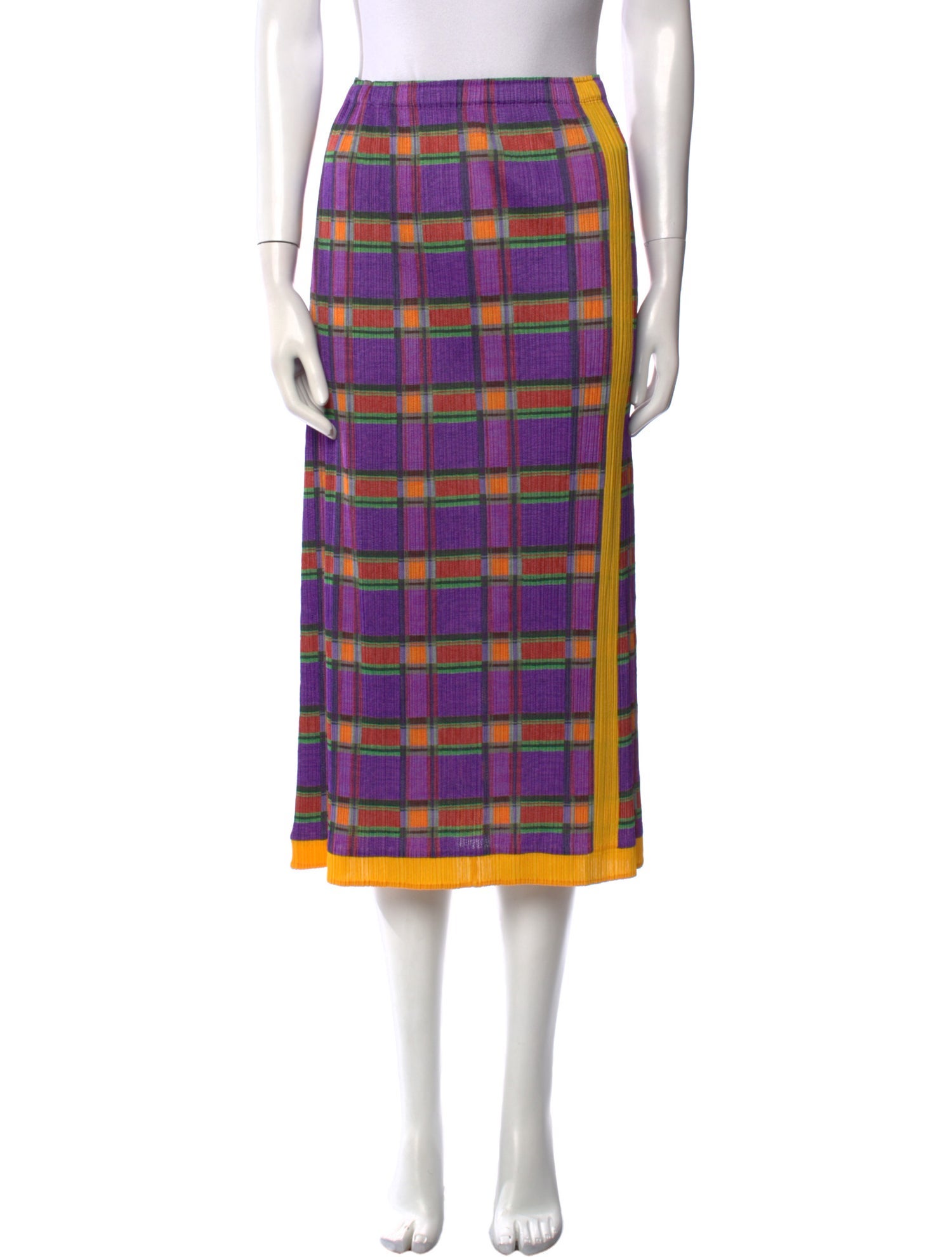 Pleats Please Issey Miyake Vintage Midi Length Skirt