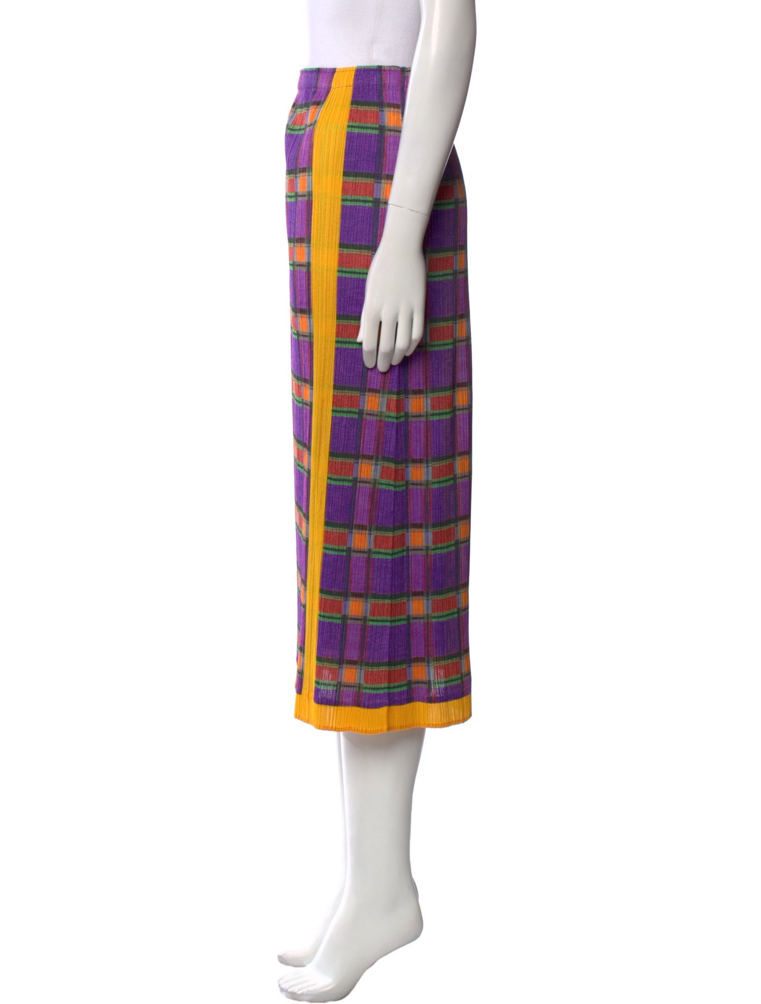 Pleats Please Issey Miyake Vintage Midi Length Skirt