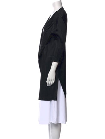 Pleats Please Issey Miyake Open Front Sweater
