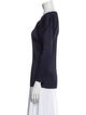 Pleats Please Issey Miyake Bateau Neckline Three-Quarter Sleeve Top