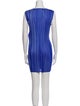 Pleats Please Issey Miyake Printed Mini Dress