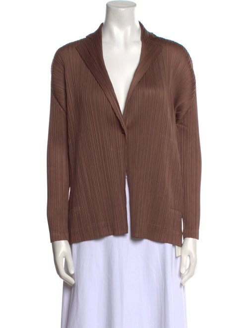 Pleats Please Issey Miyake Long Sleeve Blouse