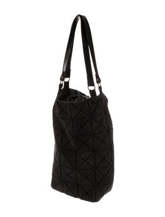 Pleats Please Issey Miyake Suede Bucket Bag