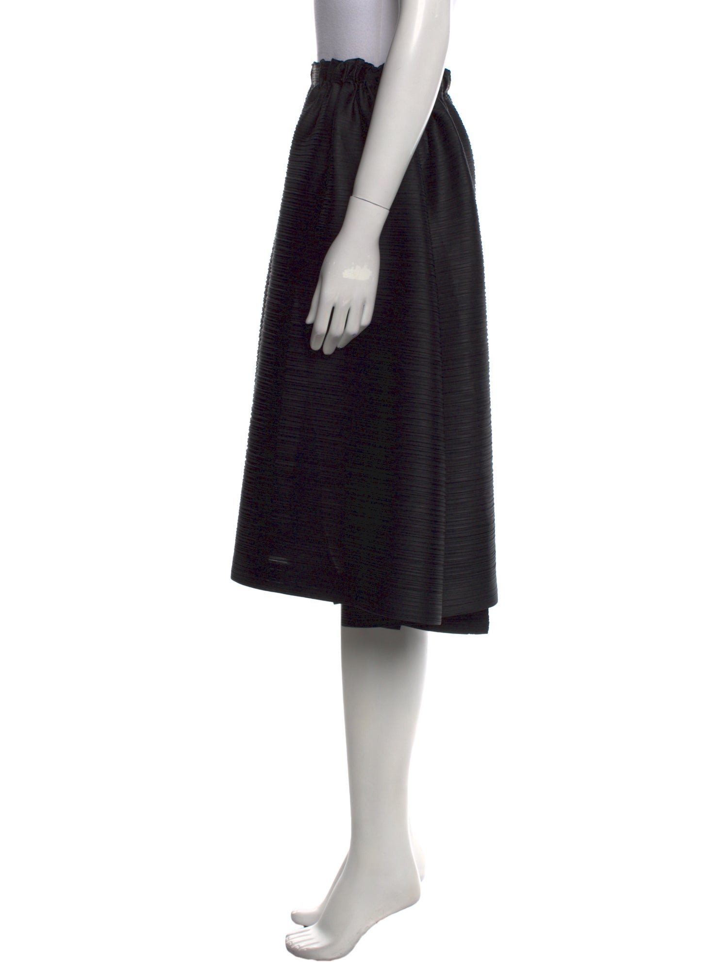 Pleats Please Issey Miyake Pleated Accents Knee-Length Skirt w/ Tags
