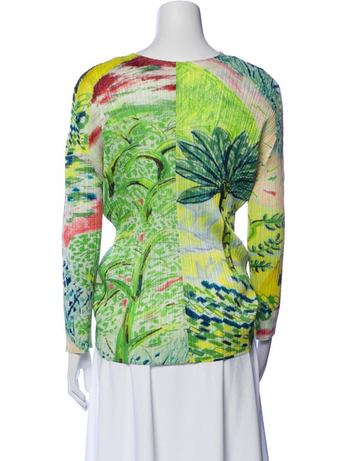 Pleats Please Issey Miyake Printed Evening Jacket