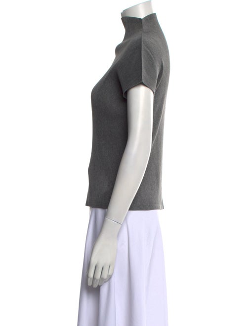 Pleats Please Issey Miyake Turtleneck Short Sleeve Top