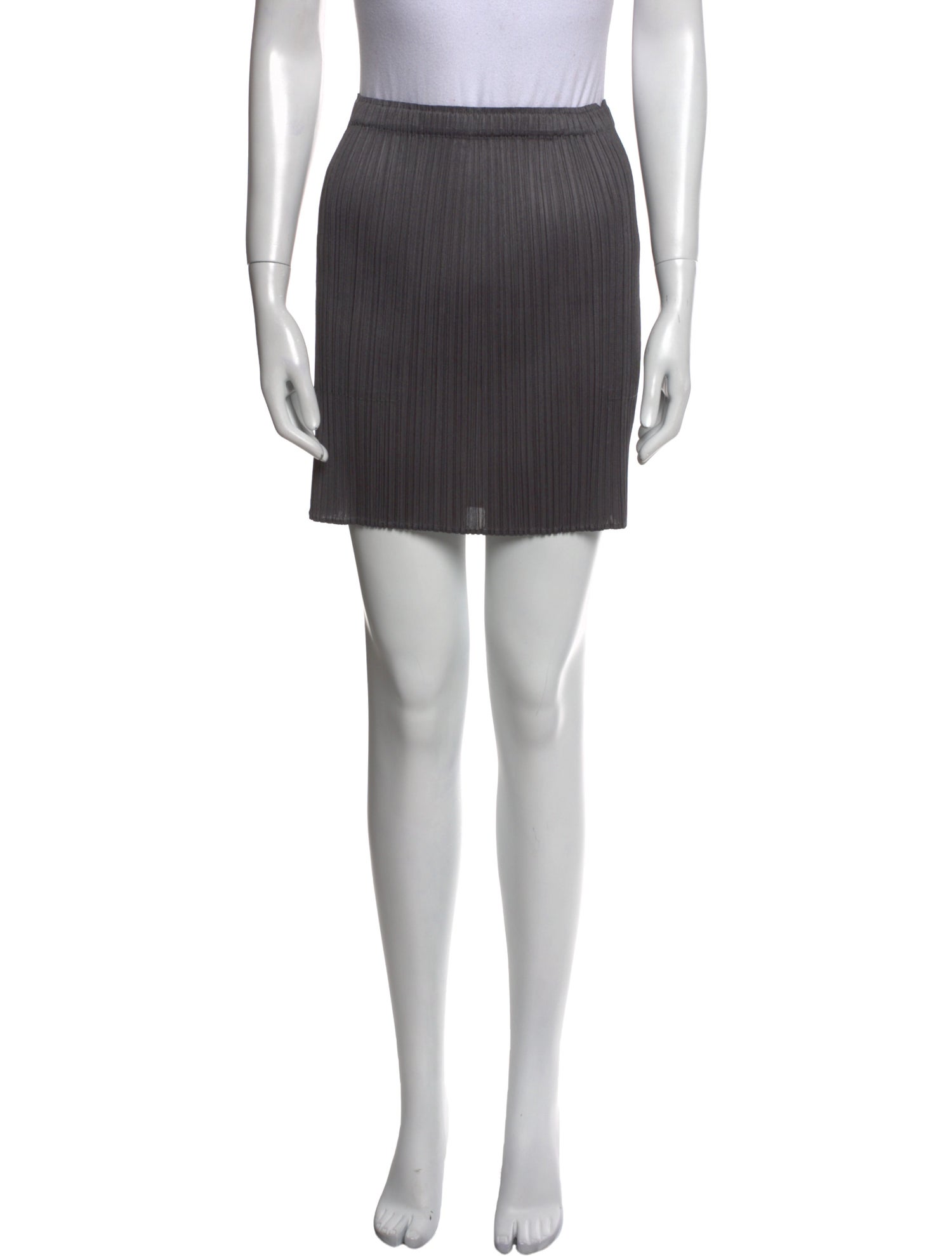 Pleats Please Issey Miyake Pleated Accents Mini Skirt