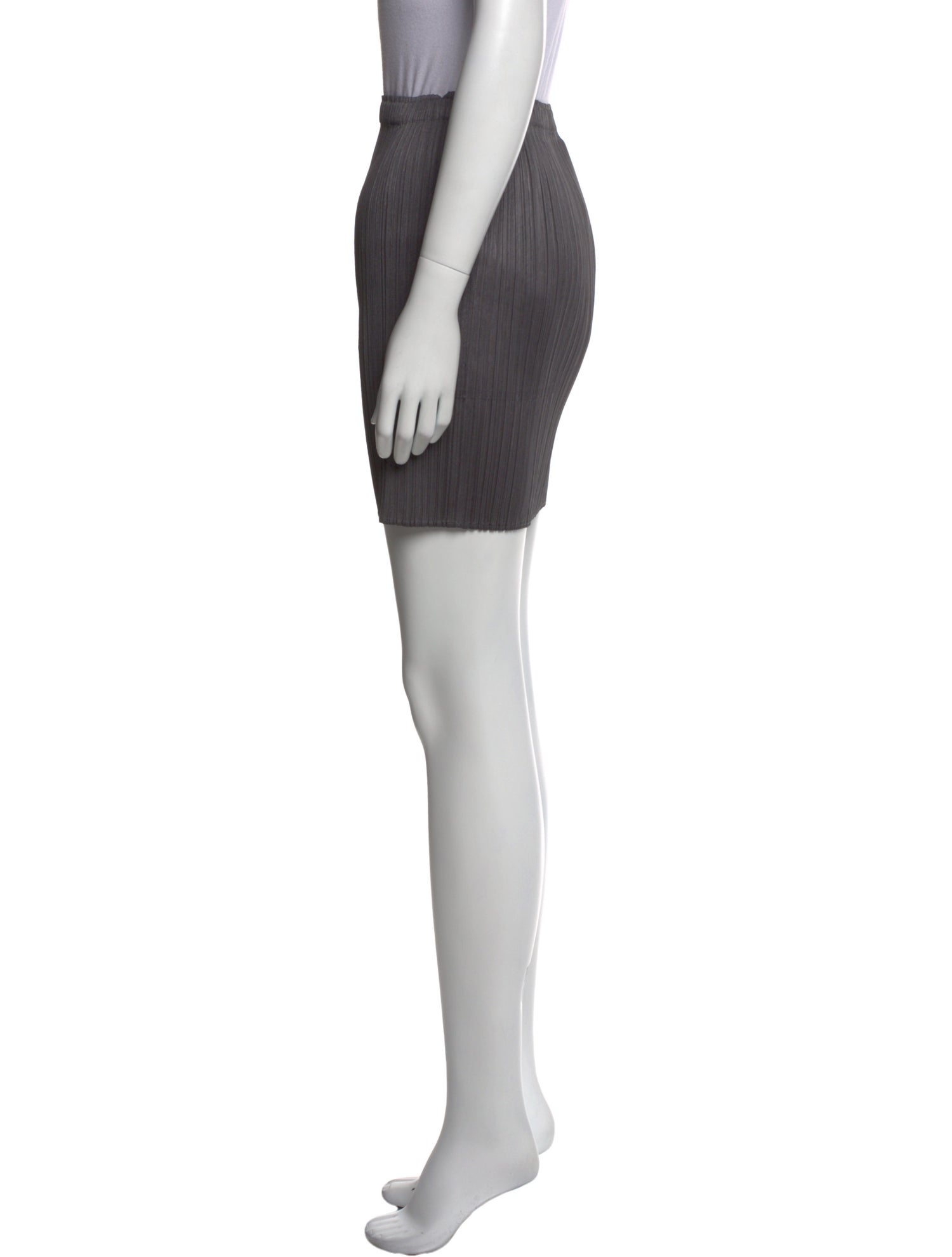 Pleats Please Issey Miyake Pleated Accents Mini Skirt