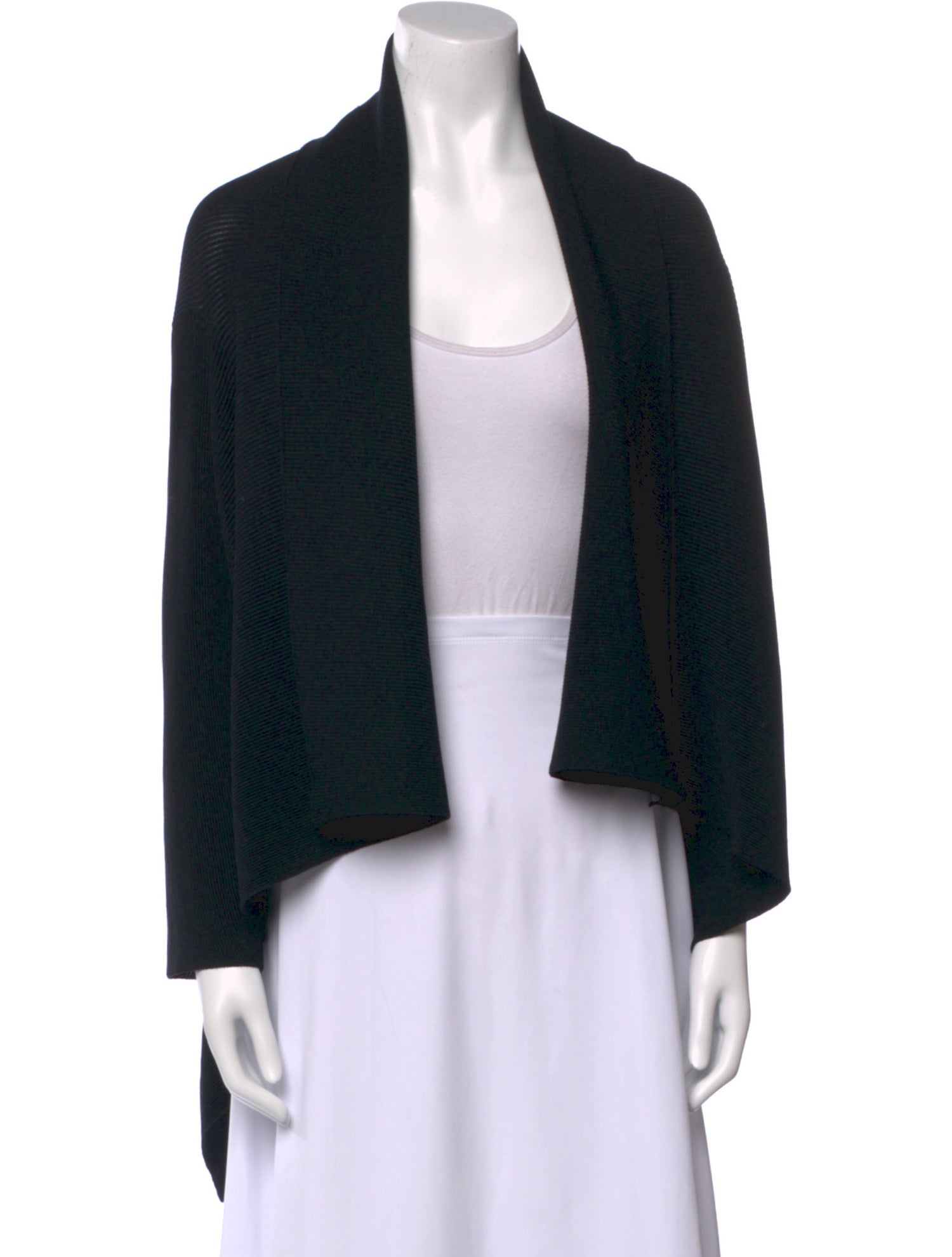 Pleats Please Issey Miyake Open Front Sweater