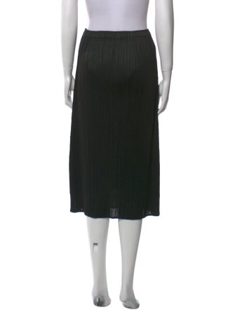 Pleats Please Issey Miyake Polka Dot Print Knee-Length Skirt