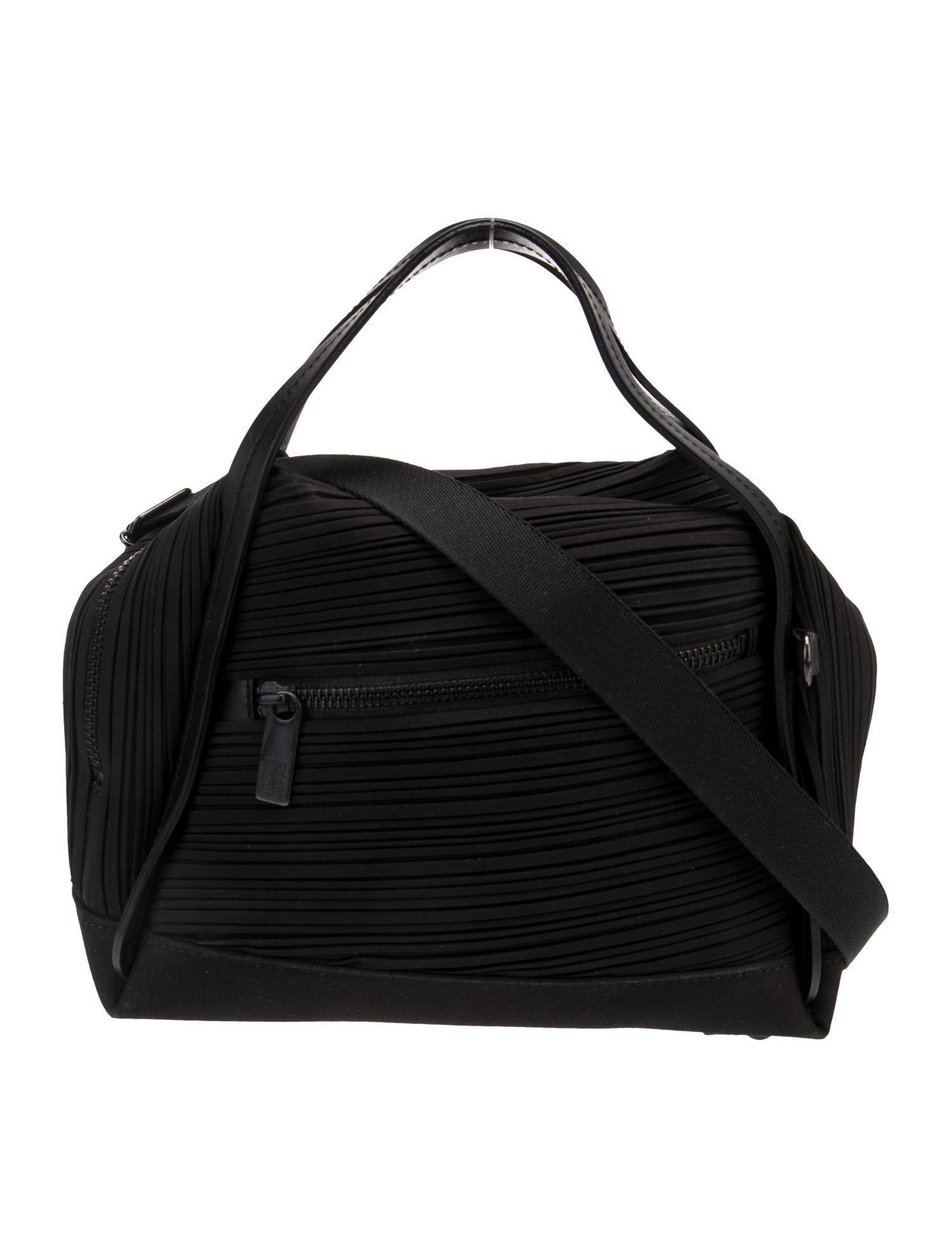 Pleats Please Issey Miyake Nylon Top Handle Bag