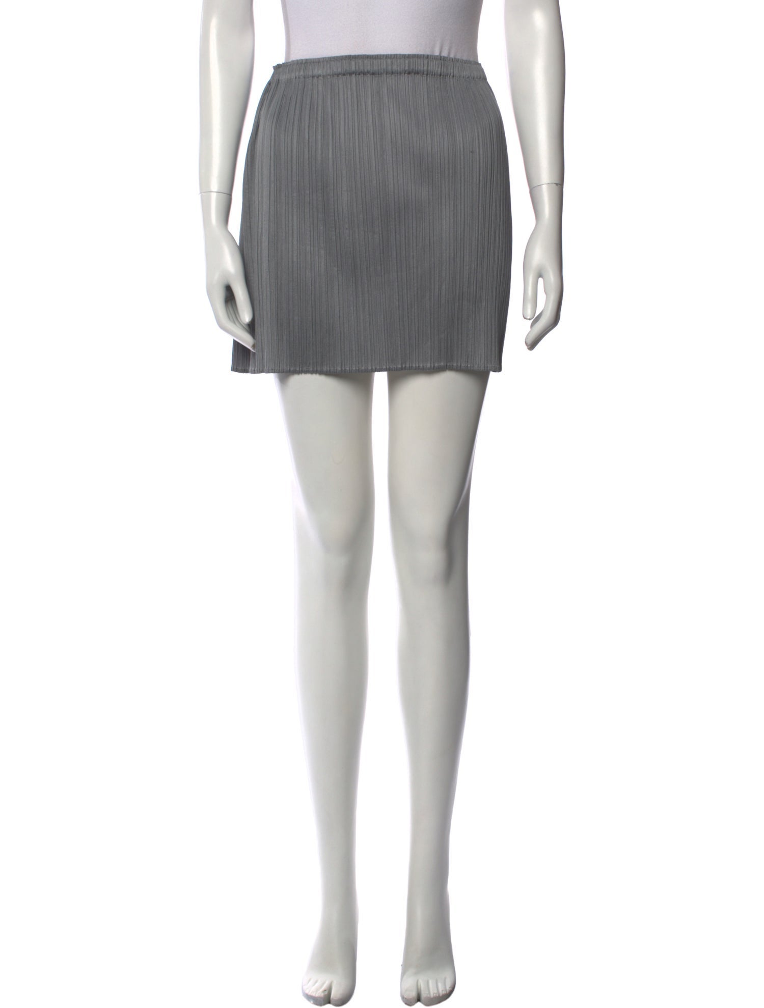 Pleats Please Issey Miyake Pleated Accents Mini Skirt
