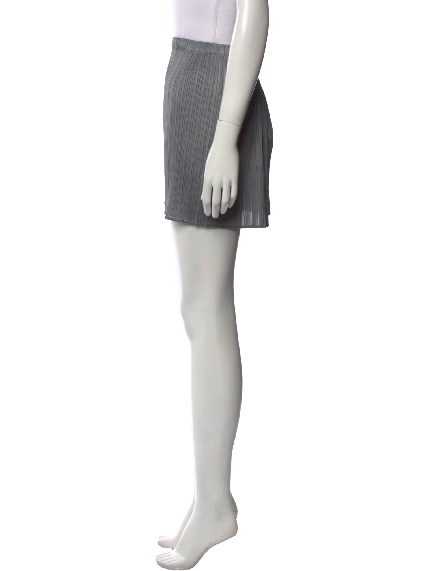 Pleats Please Issey Miyake Pleated Accents Mini Skirt