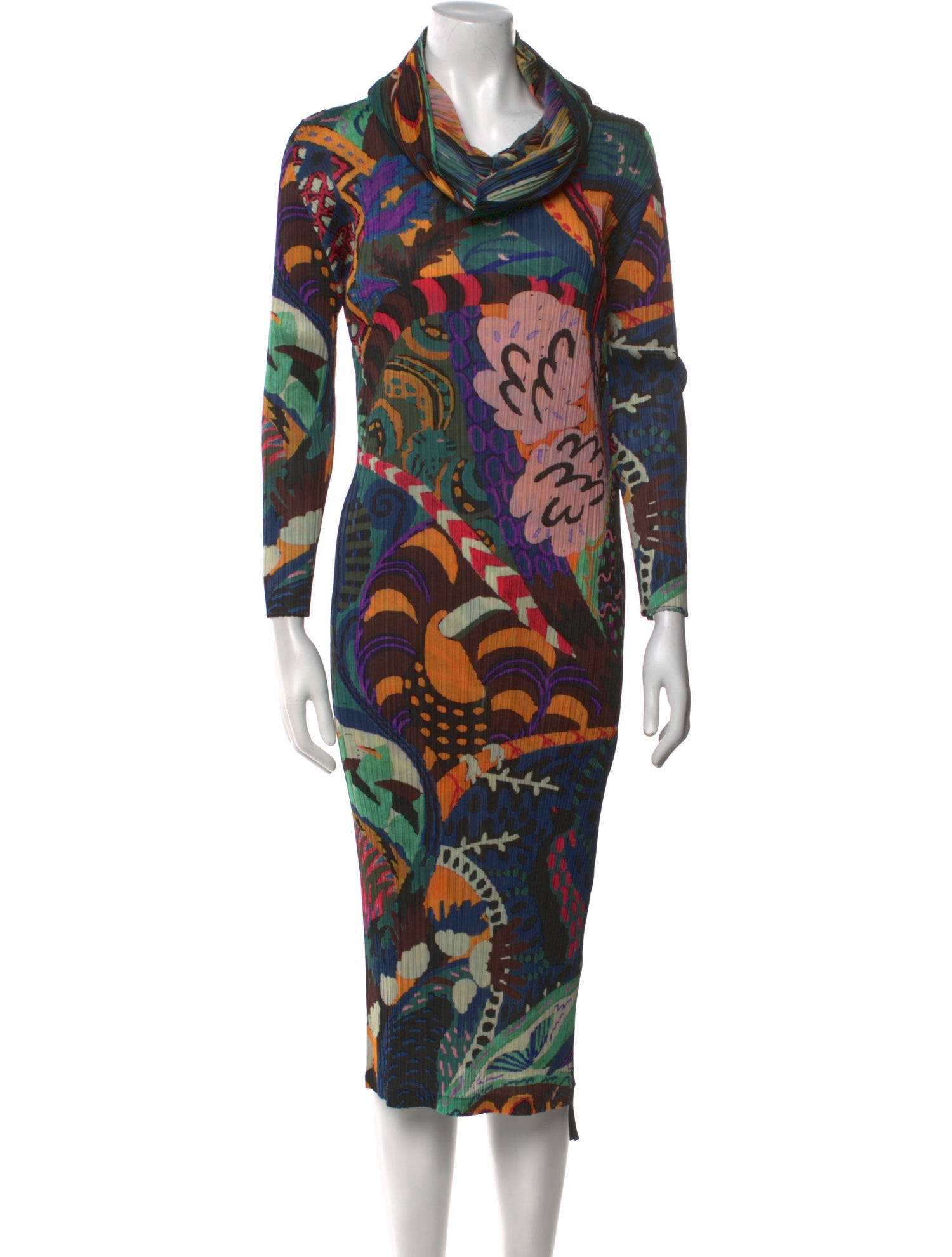 Pleats Please Issey Miyake 2023 Midi Length Dress