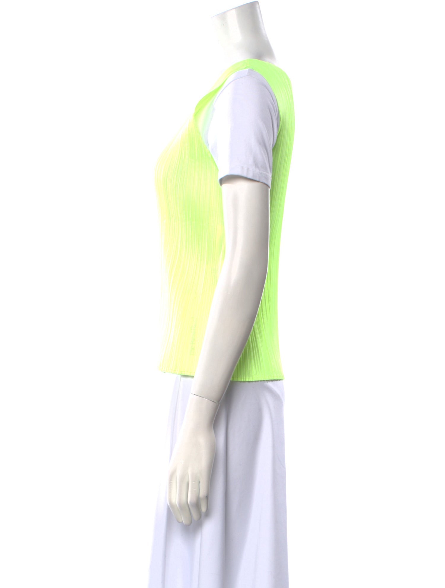 Pleats Please Issey Miyake Scoop Neck Short Sleeve T-Shirt w/ Tags