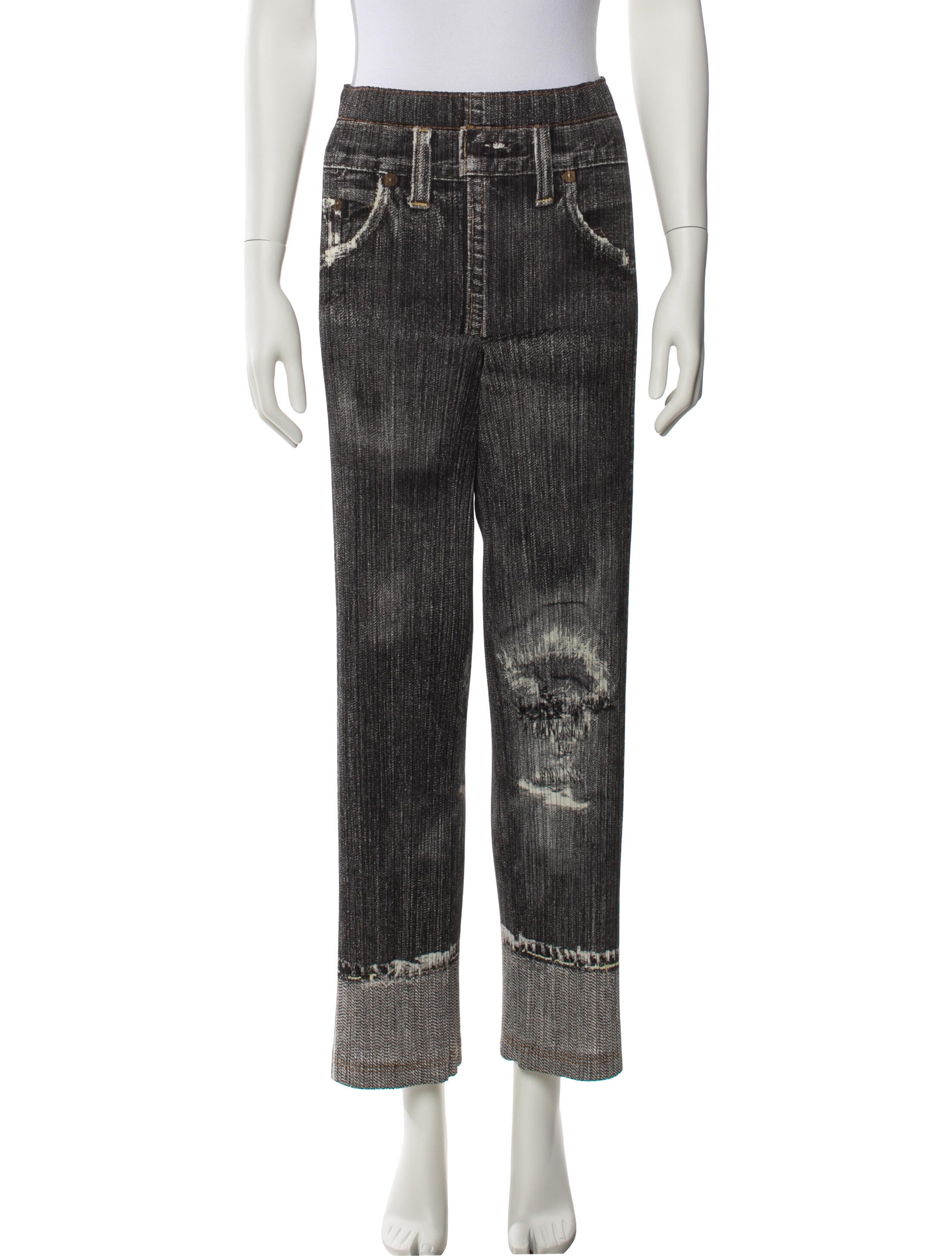 Pleats Please Issey Miyake Vintage Wide Leg Pants